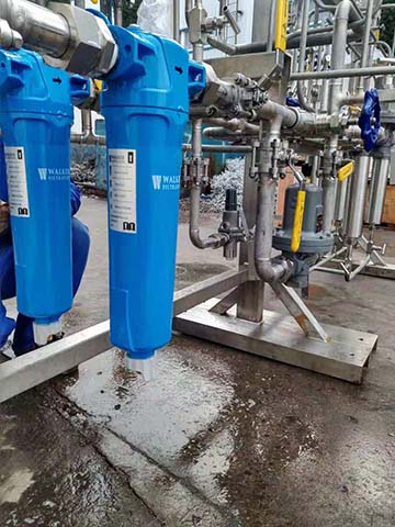 壓縮空氣精密過濾器適用于玻璃行業壓縮空氣過濾