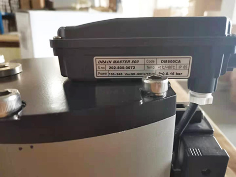 空壓系統電子自動排水器DM500CA產品銘牌